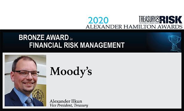 Bronze award in Financial Risk Management: Moody's