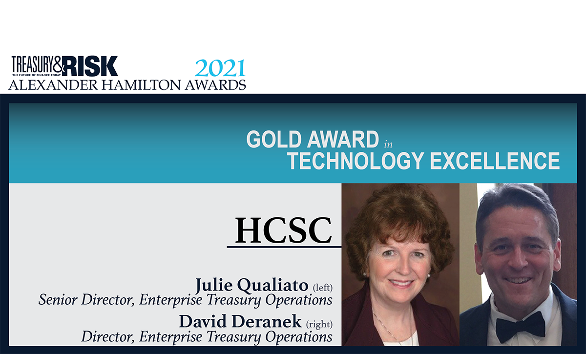 HCSC wins Gold Alexander Hamilton Award in Technology Excellence!