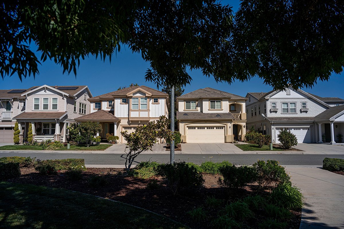Photo: Homes in Morgan Hill, California, on October 4, 2022.