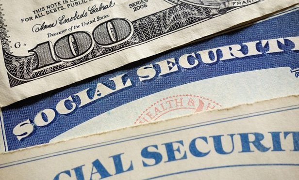 Stock image of Social Security card