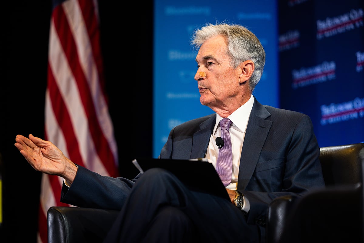 Photo: Jerome Powell. Photographer: Tierney L. Cross/Bloomberg.