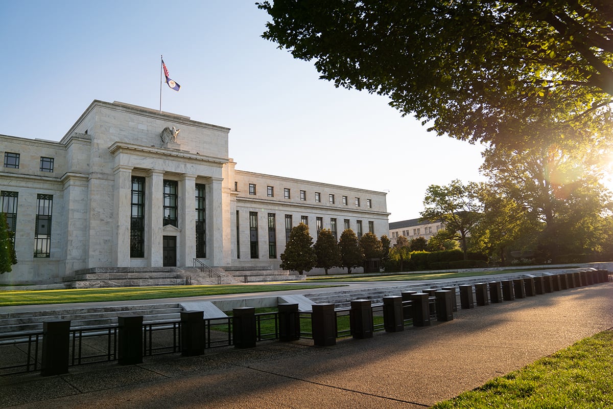 Photo: The Marriner S. Eccles Federal Reserve building stands in Washington, D.C. Photographer: Erin Scott/Bloomberg.