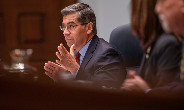 California Attorney General Xavier Becerra (Photo: Jason Doiy/ALM)