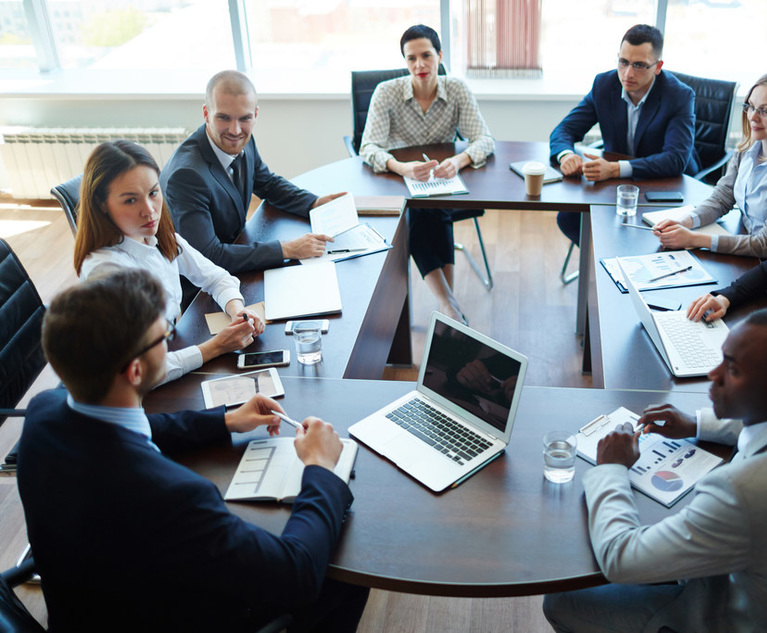 Stock photo: Professionals in a conference room