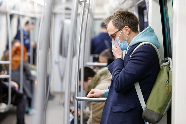 Stock photo: Worker commuting