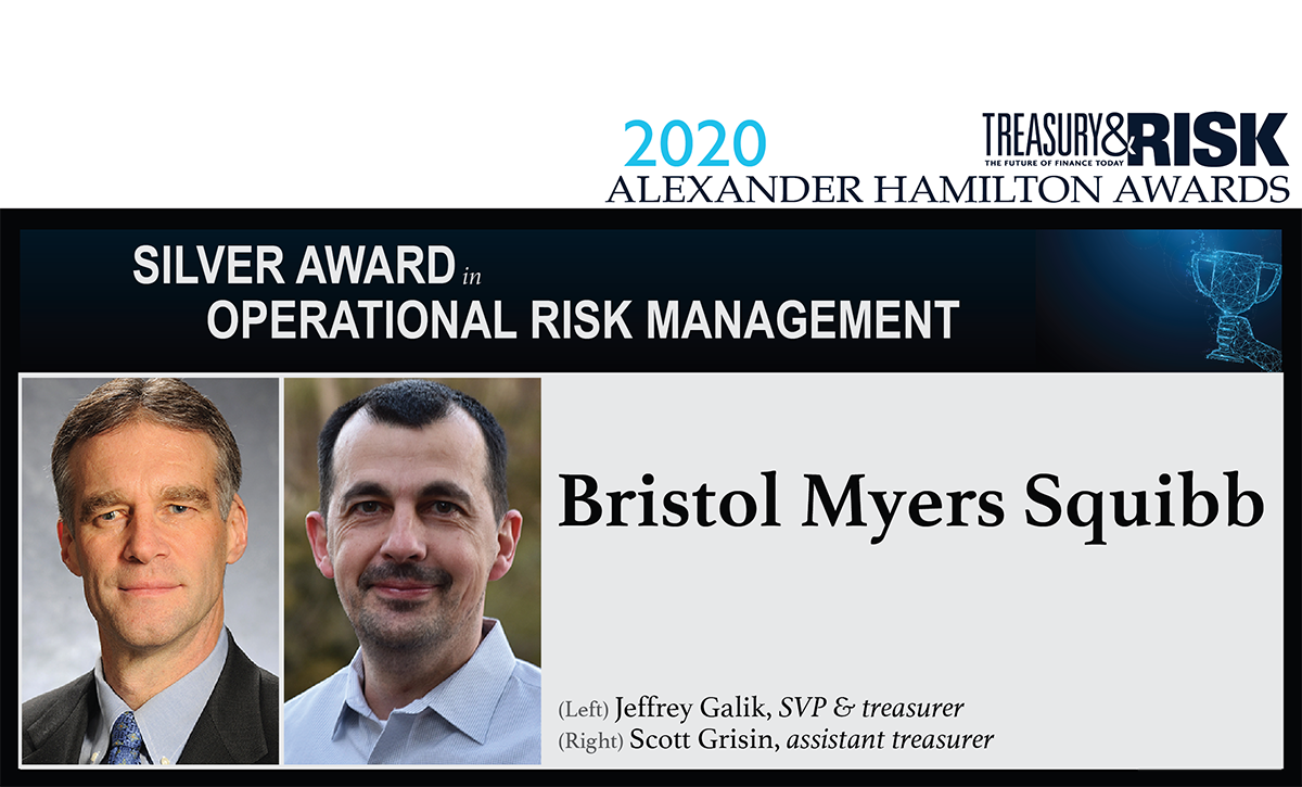 Silver award in Operational Risk Management: Bristol Myers Squibb