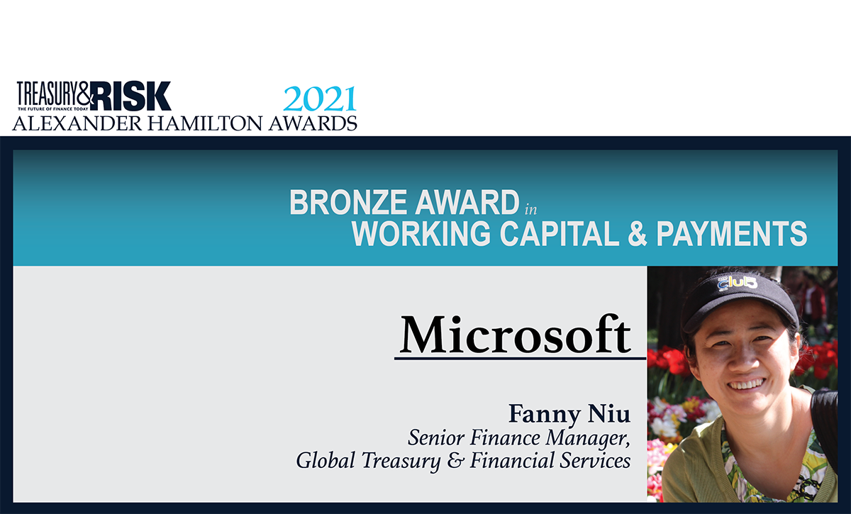 Fanny Niu, Senior Finance Manager, Microsoft GTFS