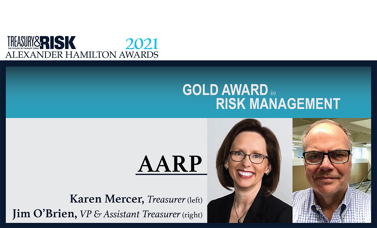 The 2021 Gold Alexander Hamilton Award in Risk Management goes to AARP!