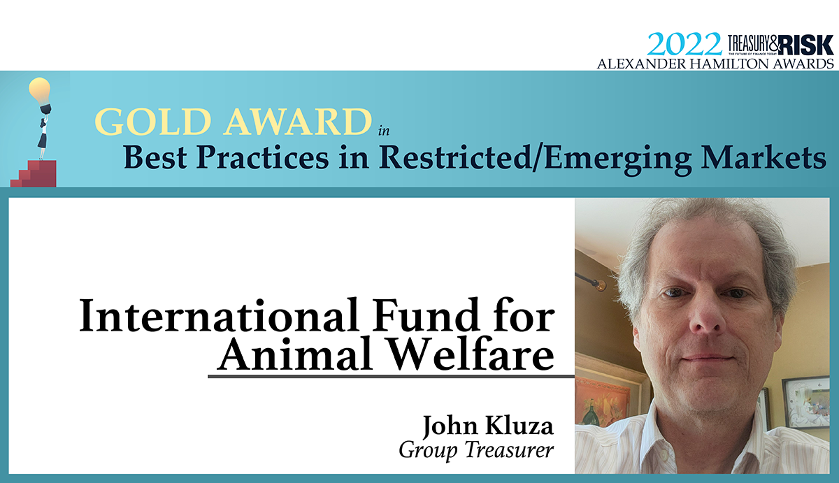 IFAW wins the 2022 Gold Alexander Hamilton Award in Best Practices in Restricted/Emerging Markets