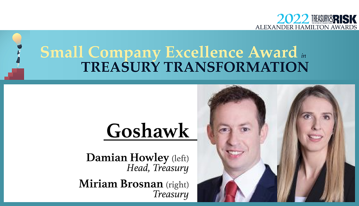 Goshawk: Winner of a 2022 Alexander Hamilton Small Company Excellence Award!