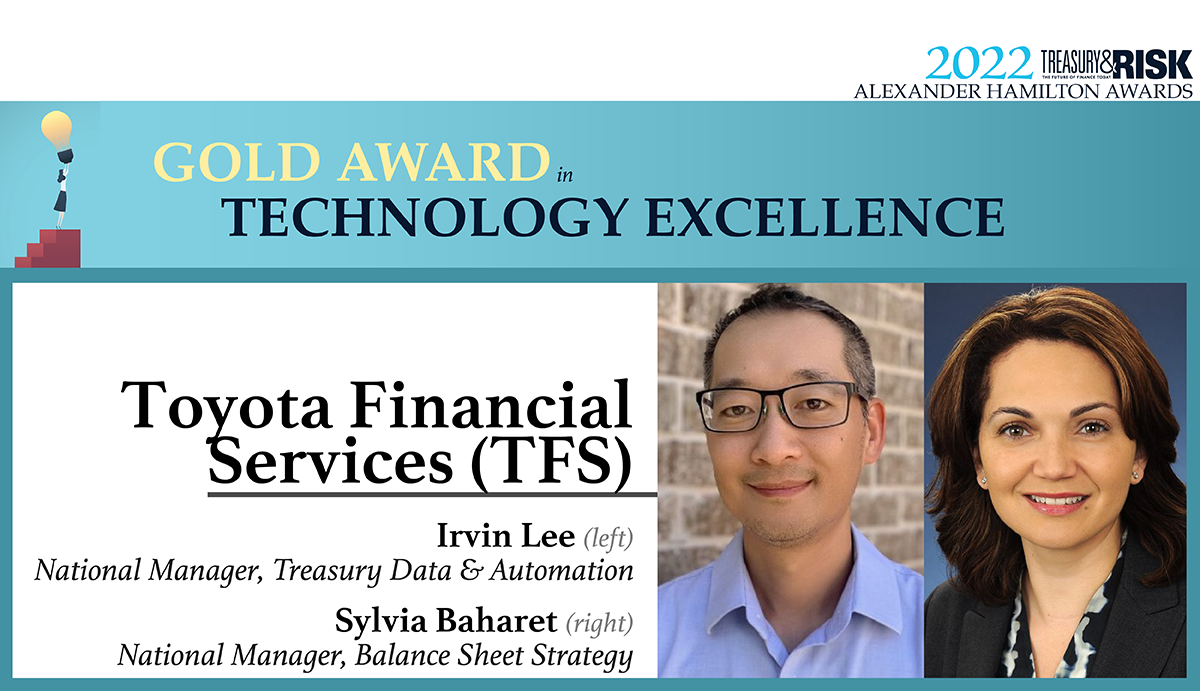 2022 Gold Alexander Hamilton Award in Technology Excellence: Toyota Financial Services