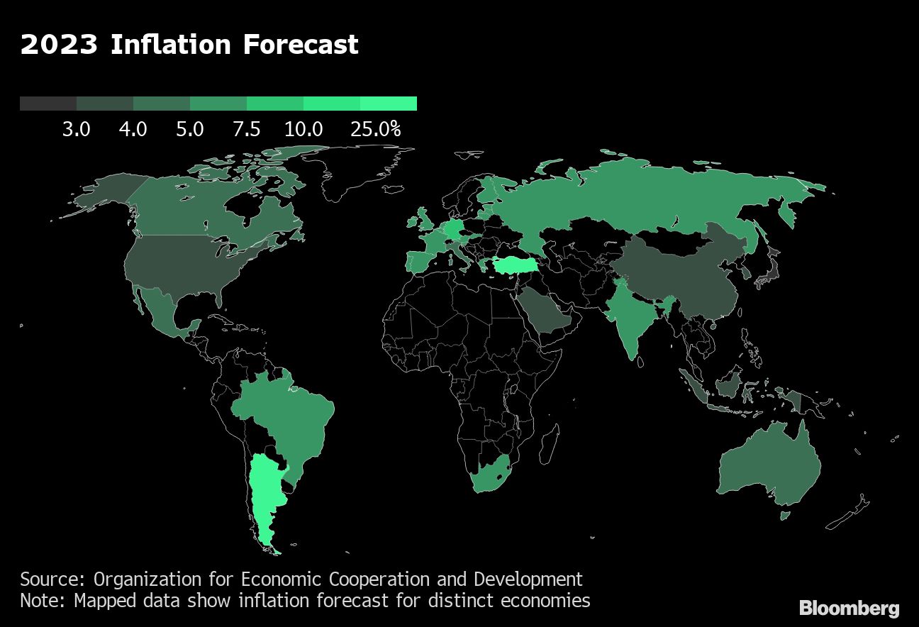 OECD Outlook Projects 2023 Recession for Many Economies Around the