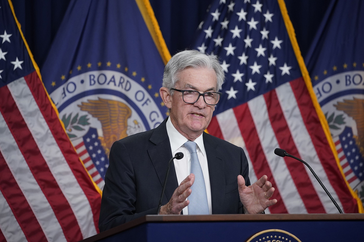 Photo: Jerome Powell, chairman of the U.S. Federal Reserve, speaks during a news conference following an FOMC meeting in Washington, D.C., on November 2, 2022. Photographer: Al Drago/Bloomberg