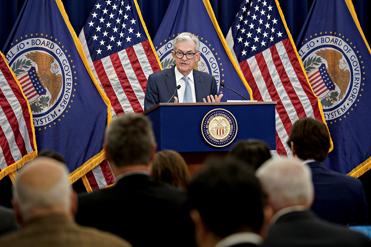 Photo: Jerome Powell, chairman of the U.S. Federal Reserve, speaks during a news conference following an FOMC meeting in Washington, D.C., on December 14, 2022. Photographer: Al Drago/Bloomberg
