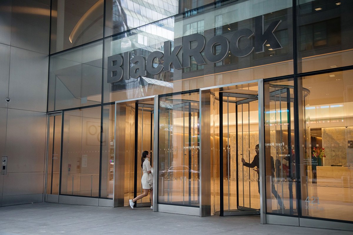 Photo: BlackRock headquarters at 50 Hudson Yards in New York City, on May 1, 2023. 