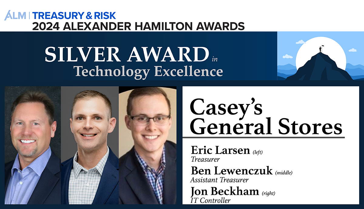 Congratulations to Casey's General Stores on winning the Silver Award in Technology Excellence!