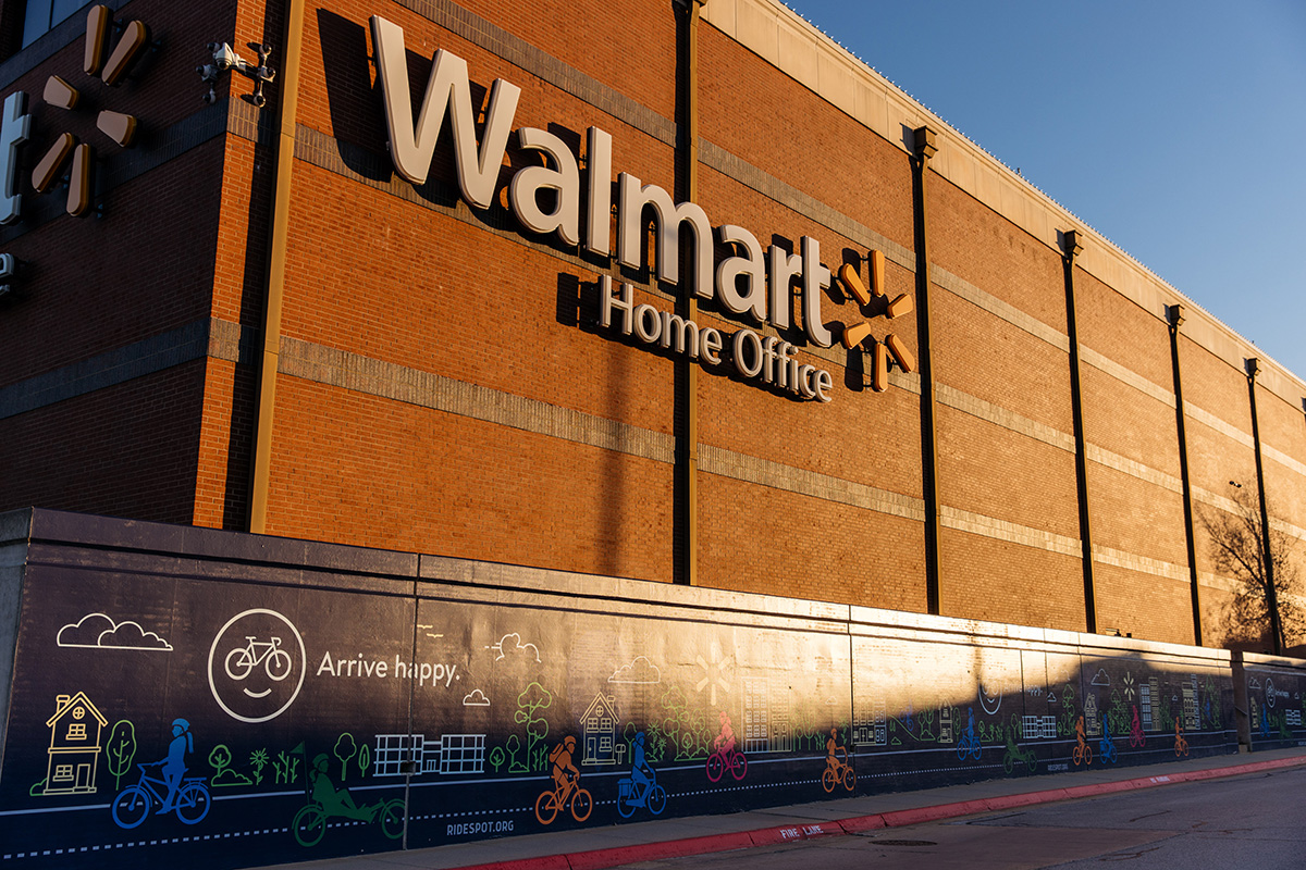 Photo: The Walmart Home Office in Bentonville, Arkansas. Photographer: Terra Fondriest/Bloomberg.