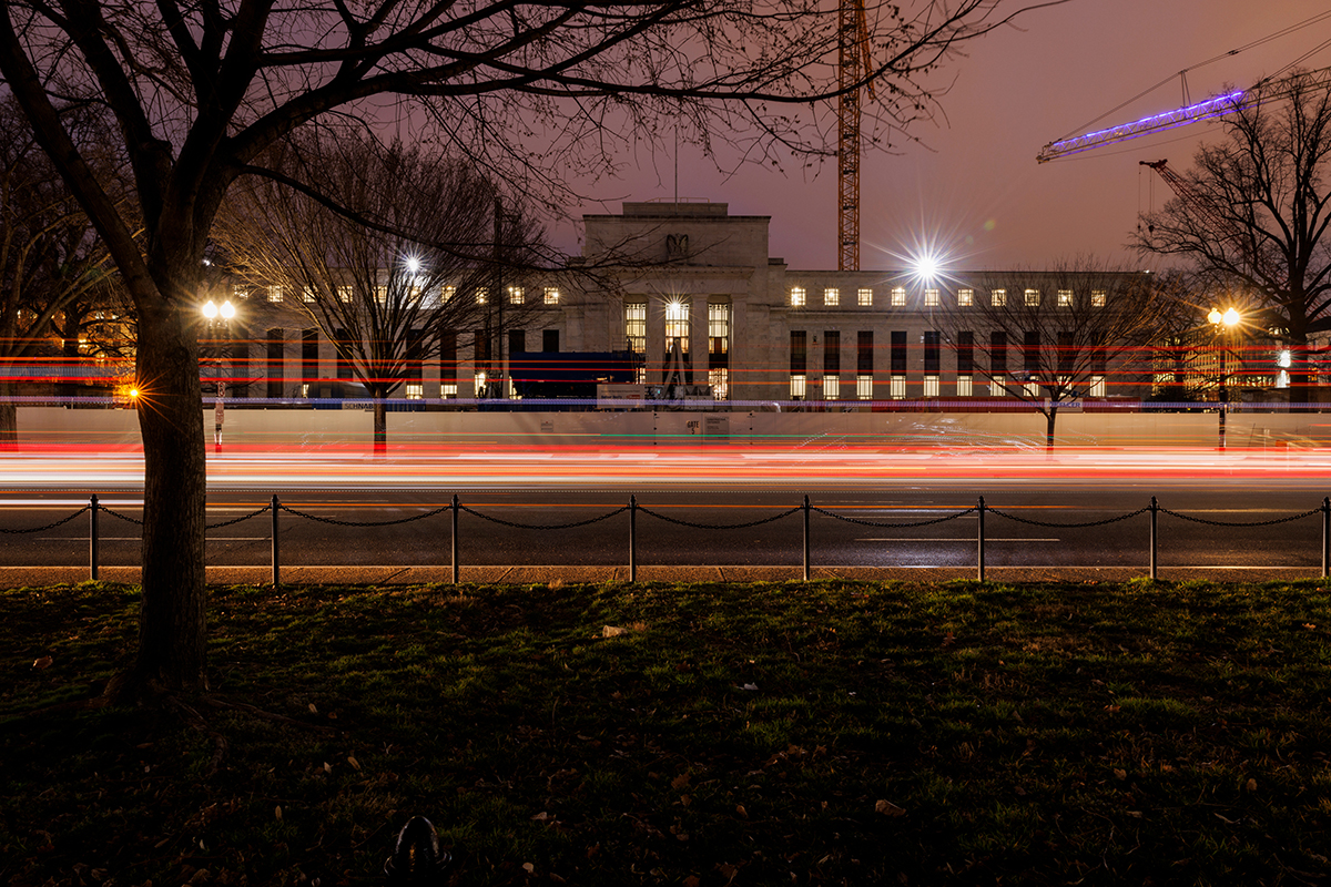 Photo: The Marriner S. Eccles Federal Reserve building in Washington, D.C., on February 27, 2024. Photographer: Moriah Ratner/Bloomberg.