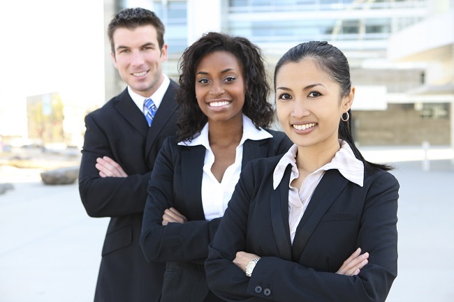 Stock photo: Diverse group of co-workers