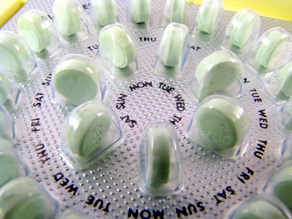 Stock photo: Birth control pills.