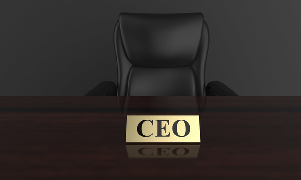 Stock image of CEO name plate. Credit: yakiniku/Shutterstock.com
