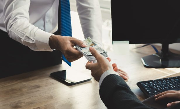 Stock photo: Money changing hands