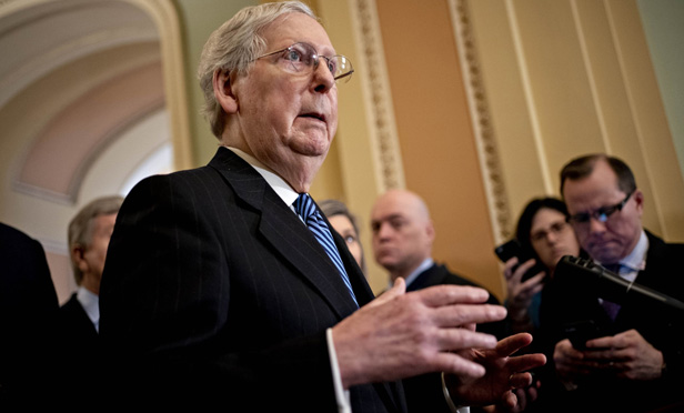 Senate Majority Leader Mitch McConnell, R-Ky.