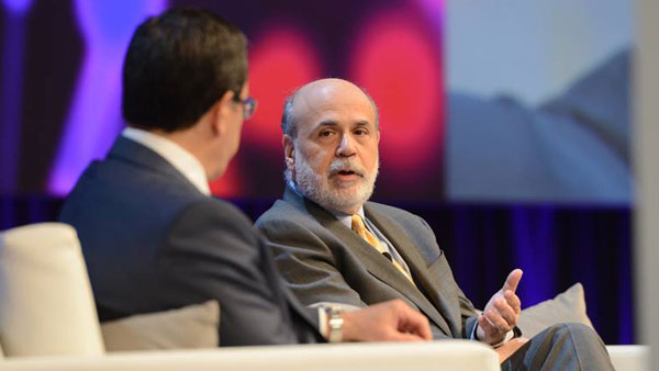 Former Fed Chairman Ben Bernanke.